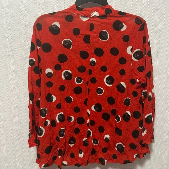 Chalet et Ceci Jacket McKenna Red Polka Dot - Picture 9 of 15